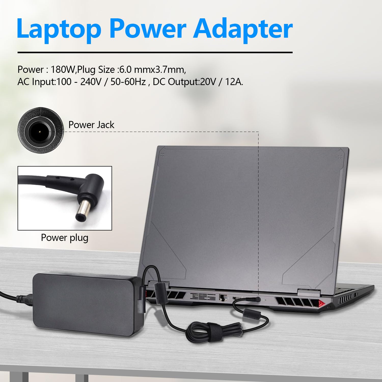 Amazon.com: ADP-240EB B 20V 12A 240W AC Adapter Power Supply for